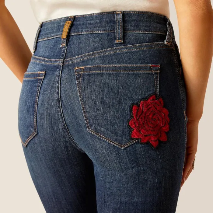 Women Denim Ariat High Rise Rodeo Quincy Flare Midnight Women Denim Ariat High Rise Rodeo Quincy Flare Midnight
