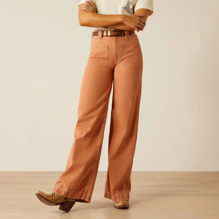 Women Denim Ariat Lyla Trouser Coral