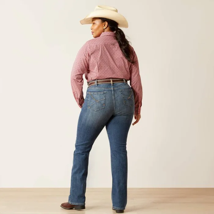 Women Denim Ariat Perfect Rise Chopped Ella Boot Cut Toronto
