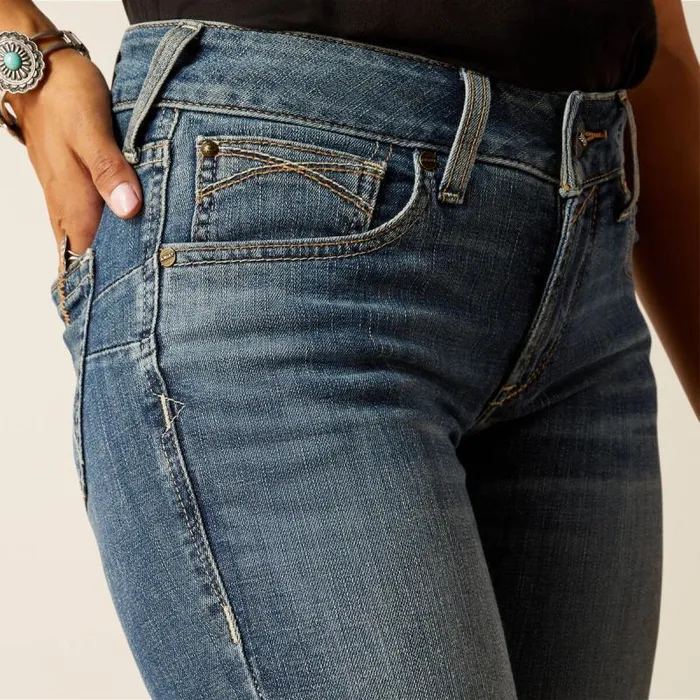 Women Denim Ariat Perfect Rise Chopped Ella Boot Cut Toronto