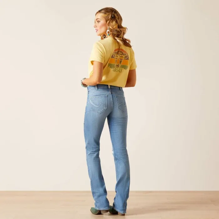 Women Denim Ariat Perfect Rise Nika Straight Newport