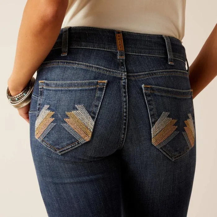 Women Denim Ariat Perfect Rise Paulina Flare Florida