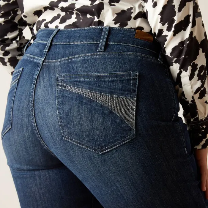 Women Denim Ariat REAL Mid Rise Angela Trouser Jean Midnight Women Denim Ariat REAL Mid Rise Angela Trouser Jean Midnight
