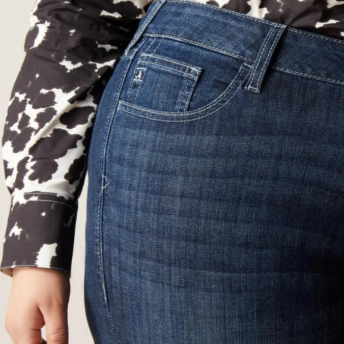 Women Denim Ariat REAL Mid Rise Angela Trouser Jean Midnight Women Denim Ariat REAL Mid Rise Angela Trouser Jean Midnight