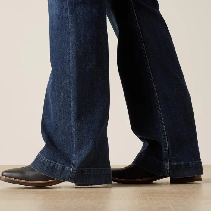Women Denim Ariat REAL Mid Rise Angela Trouser Jean Midnight Women Denim Ariat REAL Mid Rise Angela Trouser Jean Midnight