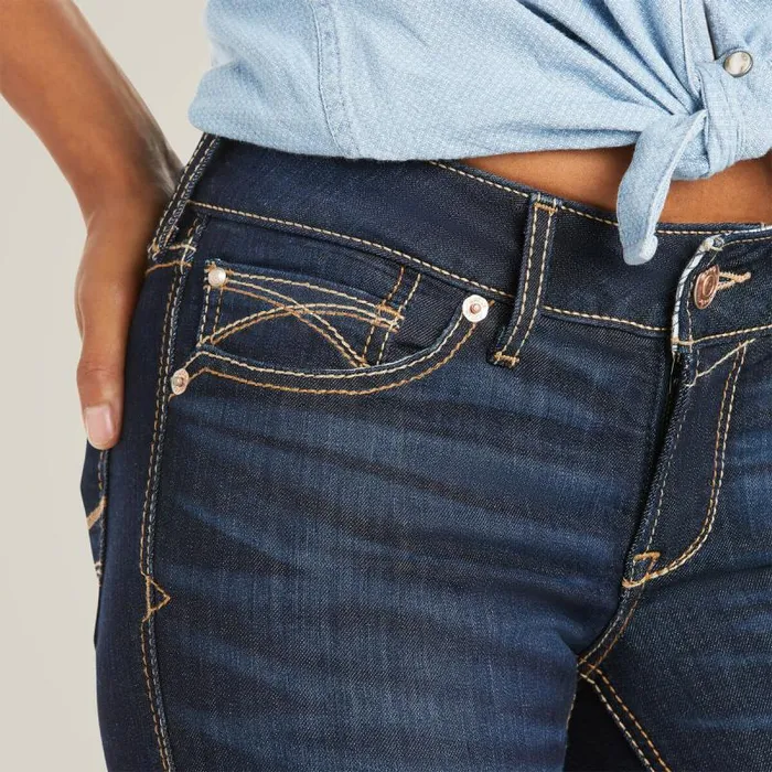 Women Denim Ariat REAL Mid Rise Arrow Fit Jocelyn Boot Cut Jean Nashville Women Denim Ariat REAL Mid Rise Arrow Fit Jocelyn Boot Cut Jean Nashville