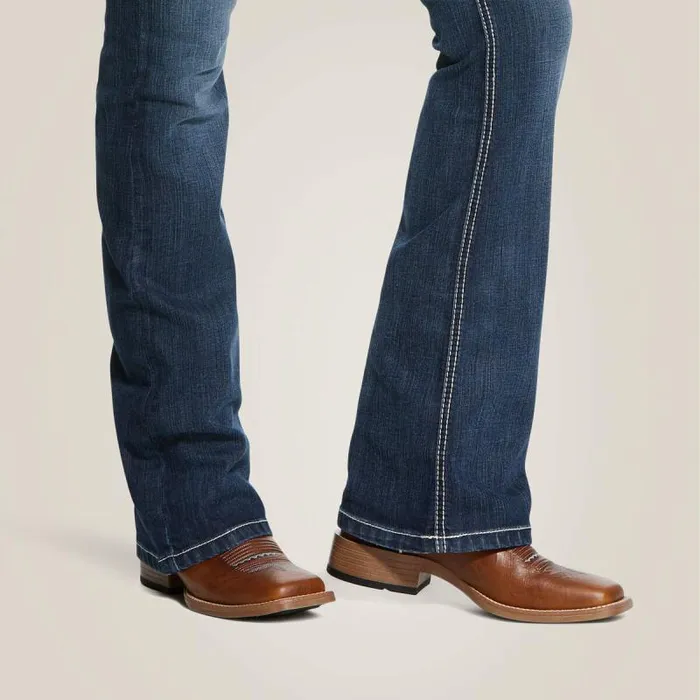 Women Denim Ariat REAL Mid Rise Arrow Fit Stretch Shayla Boot Cut Jean Gemstone Women Denim Ariat REAL Mid Rise Arrow Fit Stretch Shayla Boot Cut Jean Gemstone
