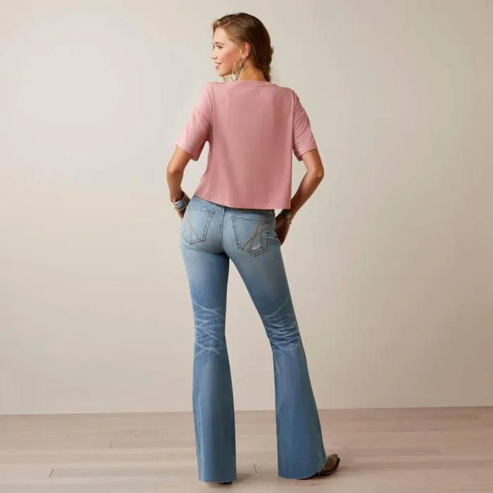 Women Denim Ariat REAL Mid Rise Hallie Flare Jean Colorado Women Denim Ariat REAL Mid Rise Hallie Flare Jean Colorado