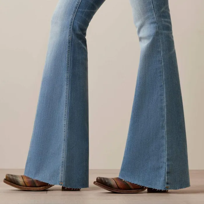 Women Denim Ariat REAL Mid Rise Hallie Flare Jean Colorado Women Denim Ariat REAL Mid Rise Hallie Flare Jean Colorado