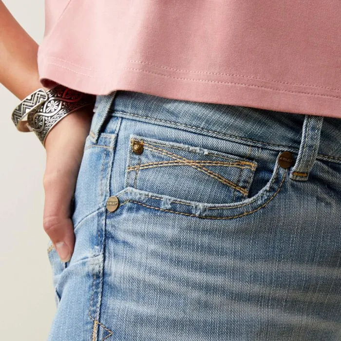 Women Denim Ariat REAL Mid Rise Hallie Flare Jean Colorado Women Denim Ariat REAL Mid Rise Hallie Flare Jean Colorado