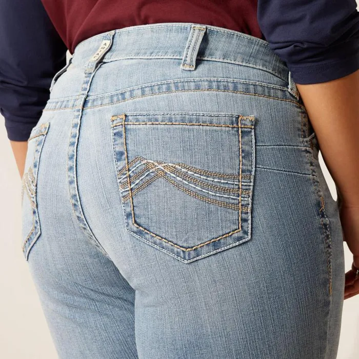 Women Denim Ariat REAL Mid Rise Kehlani Boot Cut Jean Colorado Women Denim Ariat REAL Mid Rise Kehlani Boot Cut Jean Colorado