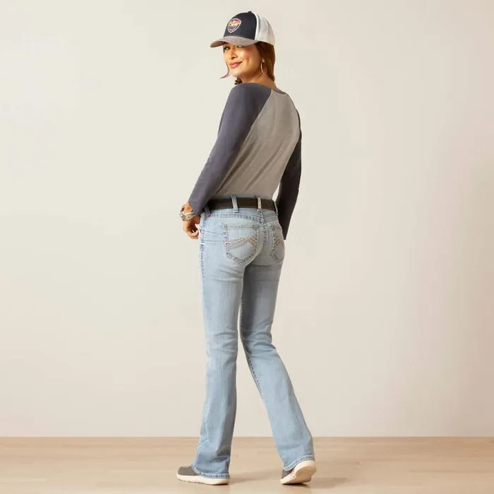 Women Denim Ariat REAL Mid Rise Kehlani Boot Cut Jean Colorado Women Denim Ariat REAL Mid Rise Kehlani Boot Cut Jean Colorado