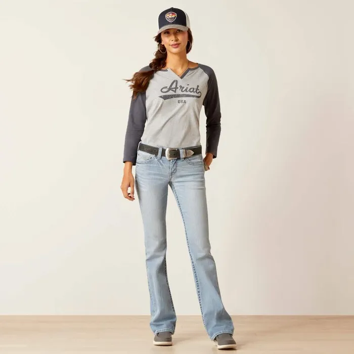 Women Denim Ariat REAL Mid Rise Kehlani Boot Cut Jean Colorado Women Denim Ariat REAL Mid Rise Kehlani Boot Cut Jean Colorado