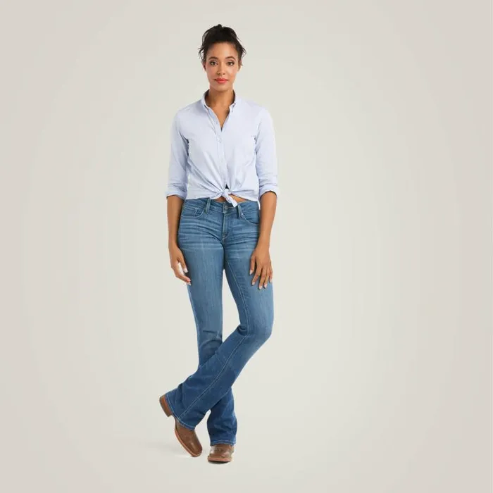 Women Denim Ariat REAL Mid Rise Patricia Boot Cut Jean Maine Women Denim Ariat REAL Mid Rise Patricia Boot Cut Jean Maine