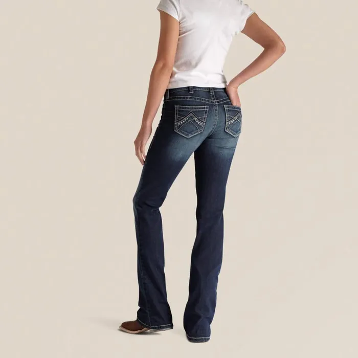 Women Denim Ariat REAL Mid Rise Stretch Original Boot Cut Jean Spitfire Women Denim Ariat REAL Mid Rise Stretch Original Boot Cut Jean Spitfire