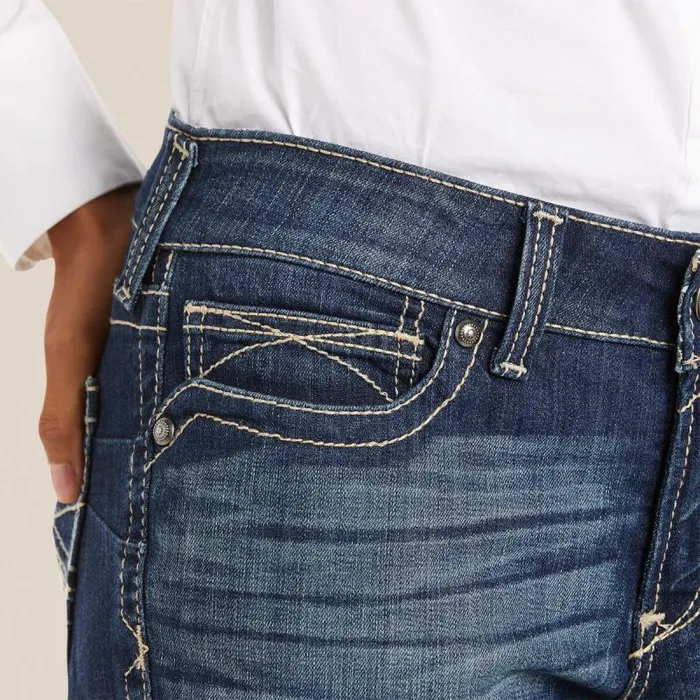 Women Denim Ariat REAL Mid Rise Stretch Original Boot Cut Jean Spitfire Women Denim Ariat REAL Mid Rise Stretch Original Boot Cut Jean Spitfire