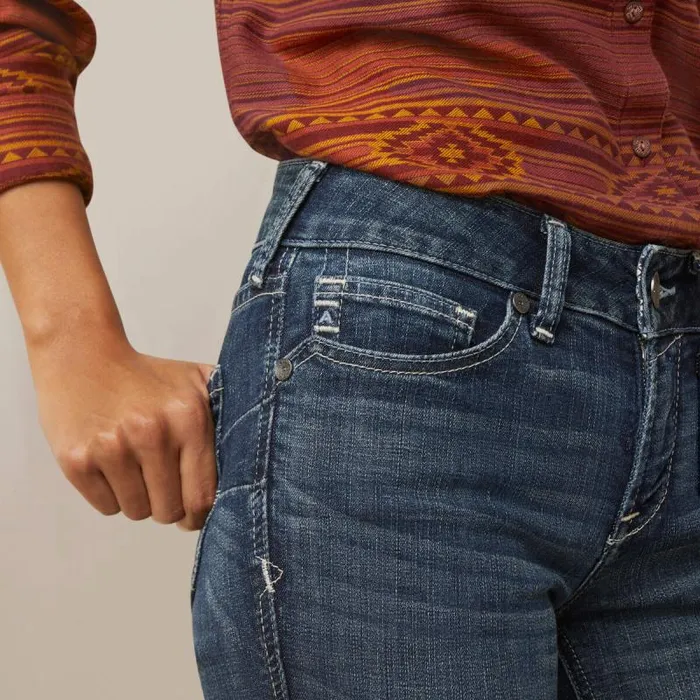 Women Denim Ariat REAL Perfect Rise Madyson Straight Jean Arkansas