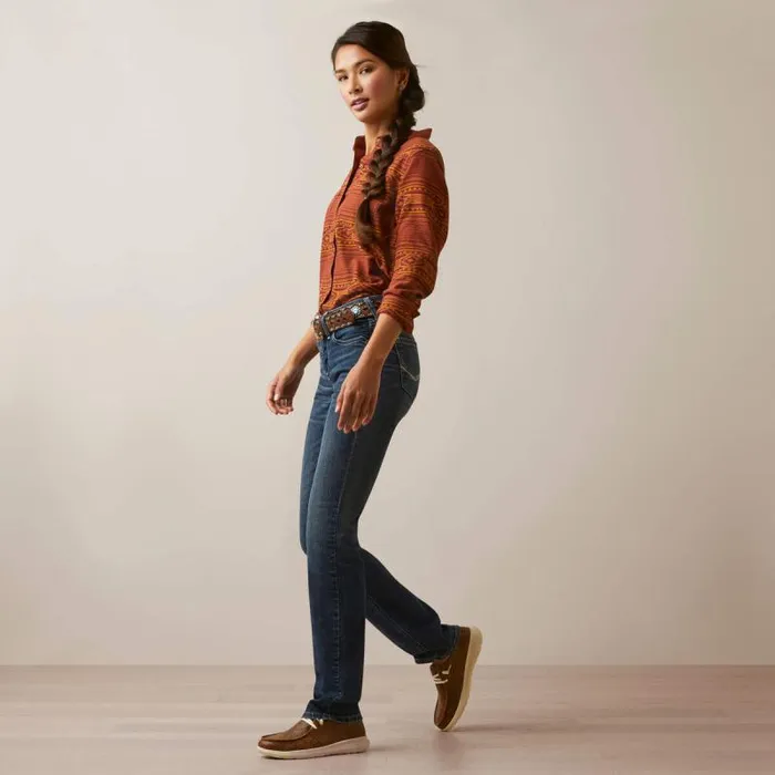 Women Denim Ariat REAL Perfect Rise Madyson Straight Jean Arkansas
