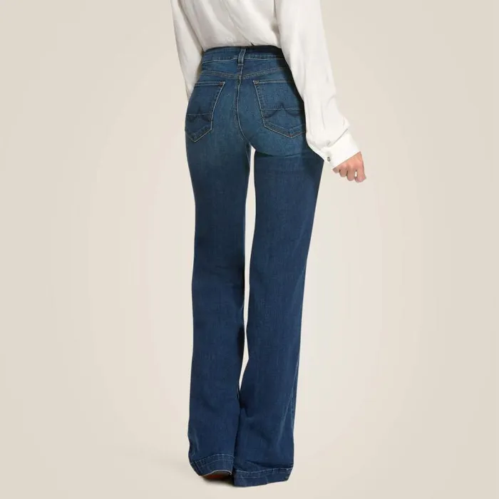 Women Denim Ariat Trouser Mid Rise Stretch Kelsea Wide Leg Jean Joanna Women Denim Ariat Trouser Mid Rise Stretch Kelsea Wide Leg Jean Joanna
