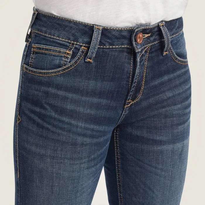 Women Denim Ariat Trouser Perfect Rise Maggie Wide Leg Jean Pasadena