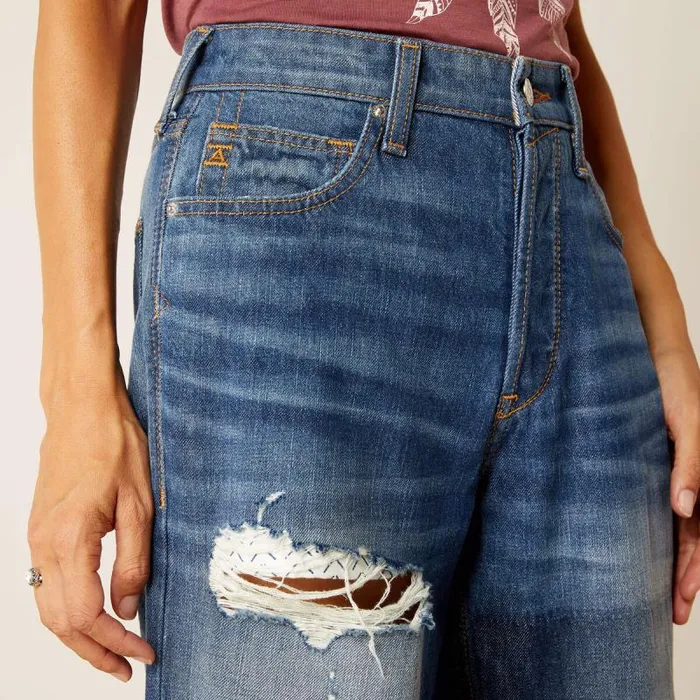 Women Denim Ariat Ultra High Rise Jazmine Straight Haiti Women Denim Ariat Ultra High Rise Jazmine Straight Haiti