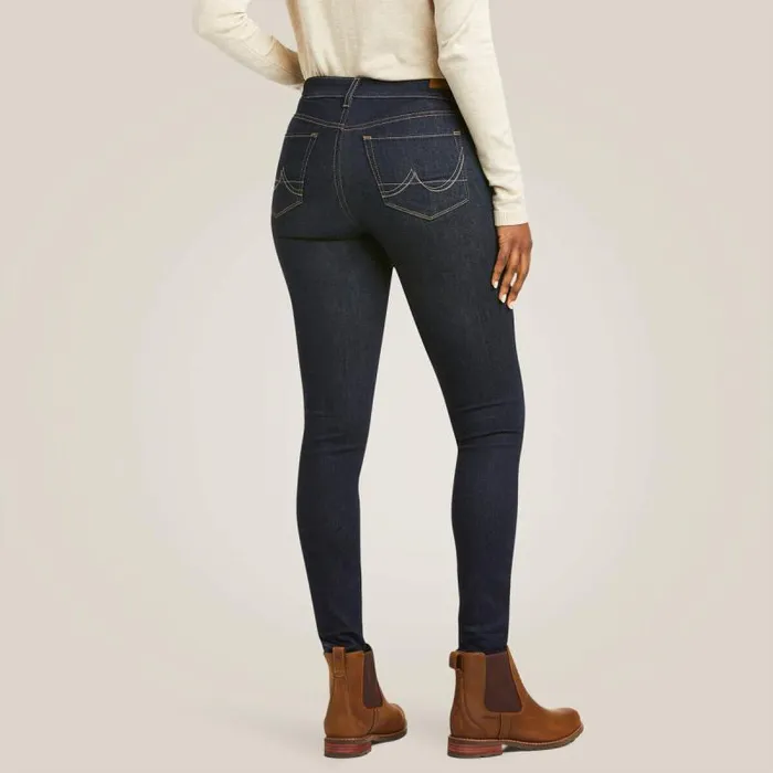 Women Denim Ariat Ultra Stretch Perfect Rise Sidewinder Skinny Jean Rinse