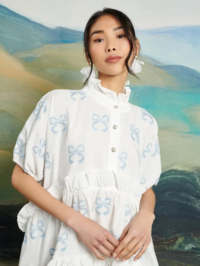 Women DREAM Cassia Embroidered Dress Pearl White Sister Jane Dresses