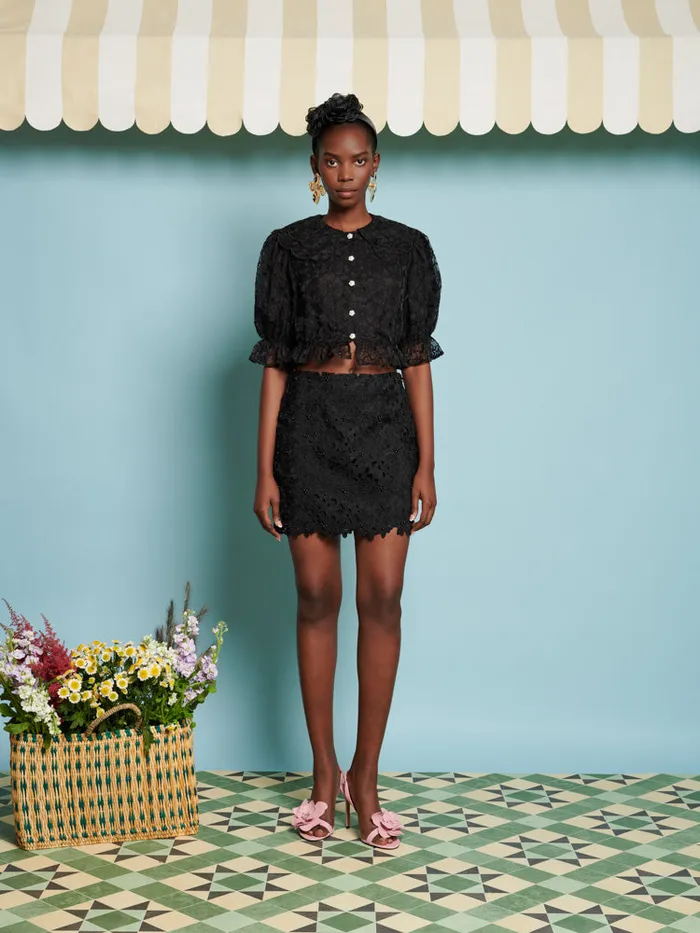 Women DREAM Clementine Mini Skirt Coal Black Sister Jane Bottoms