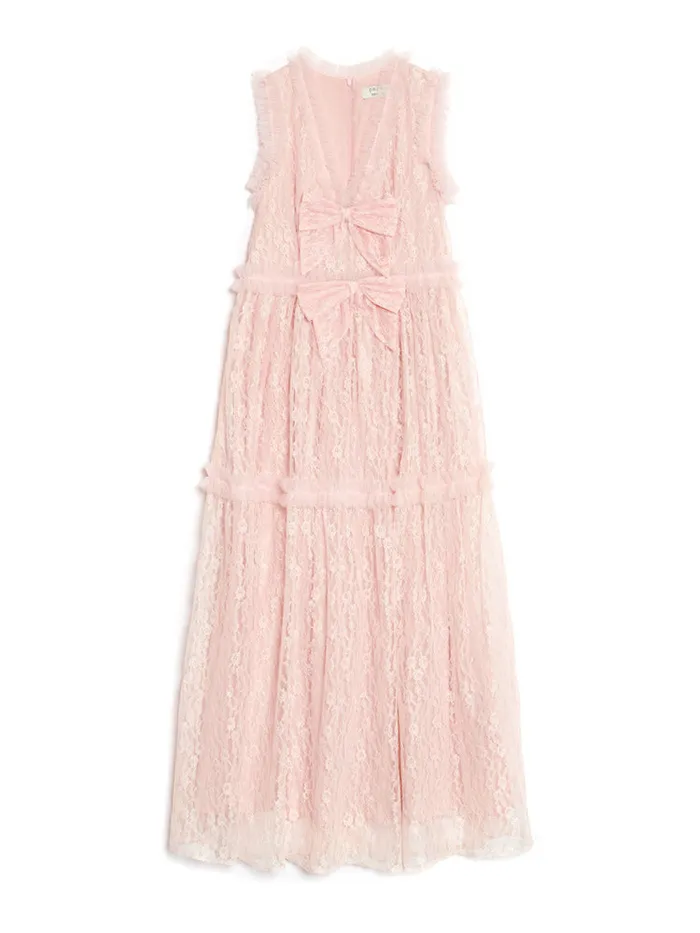 Women DREAM Filly Lace Midi Dress Rose Pink Sister Jane Dresses