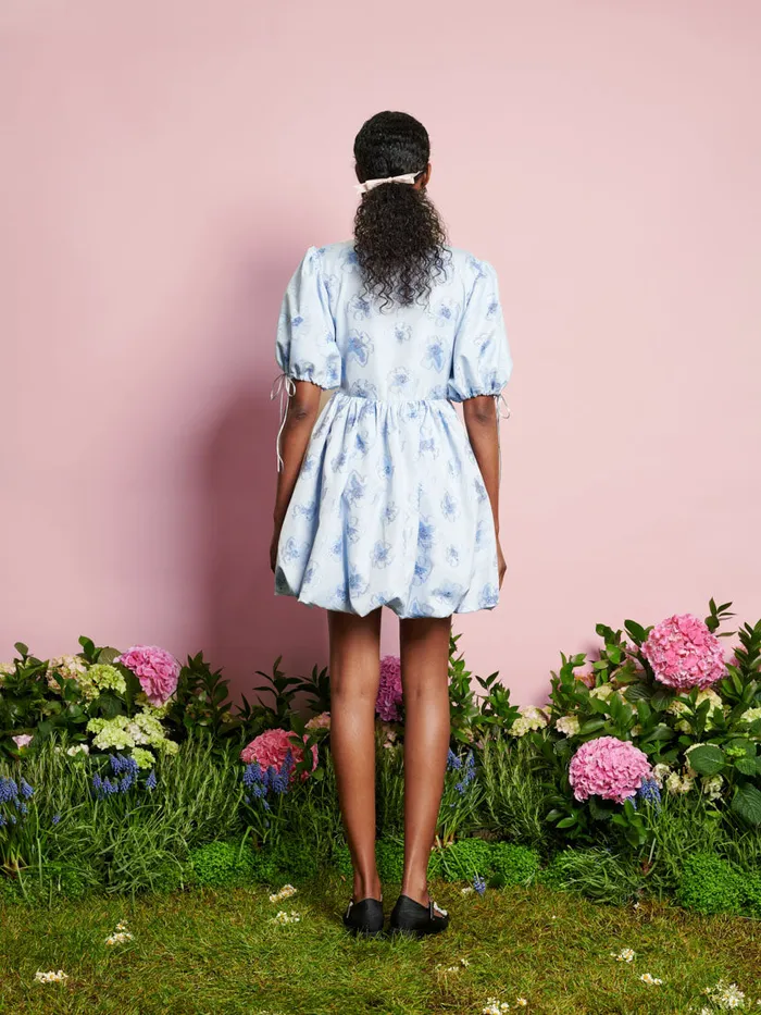 Women DREAM Lily Floral Mini Dress Cornflower Blue Sister Jane Dresses