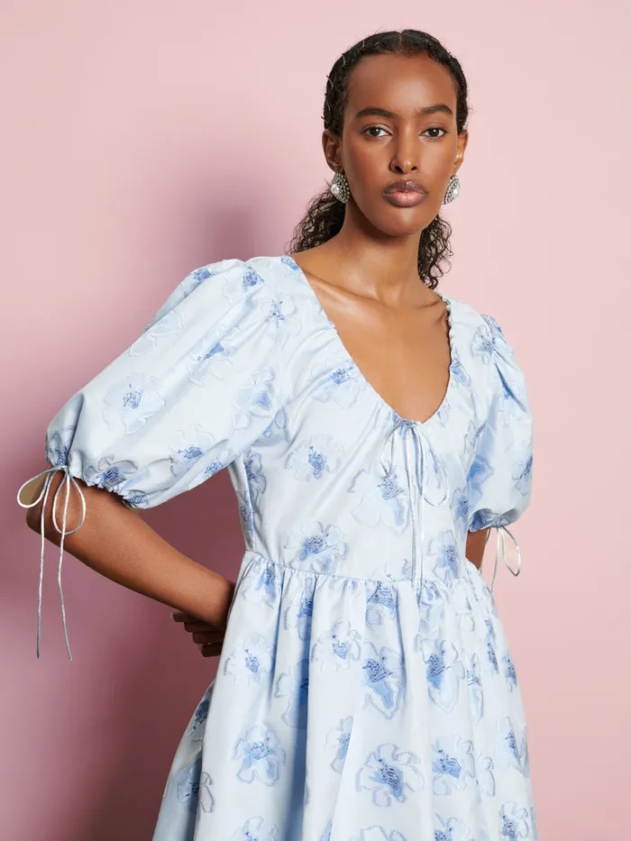 Women DREAM Lily Floral Mini Dress Cornflower Blue Sister Jane Dresses
