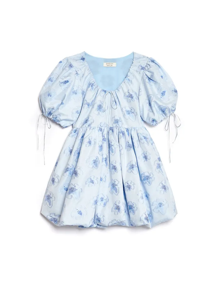 Women DREAM Lily Floral Mini Dress Cornflower Blue Sister Jane Dresses