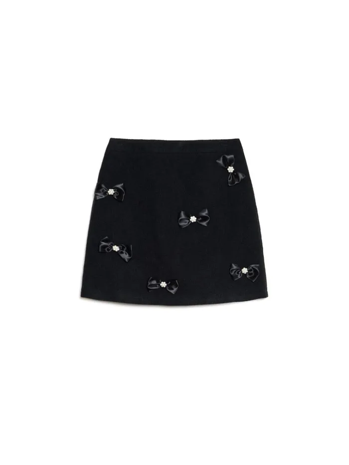 Women DREAM Little Things Mini Skirt Ebony Black Sister Jane Bottoms