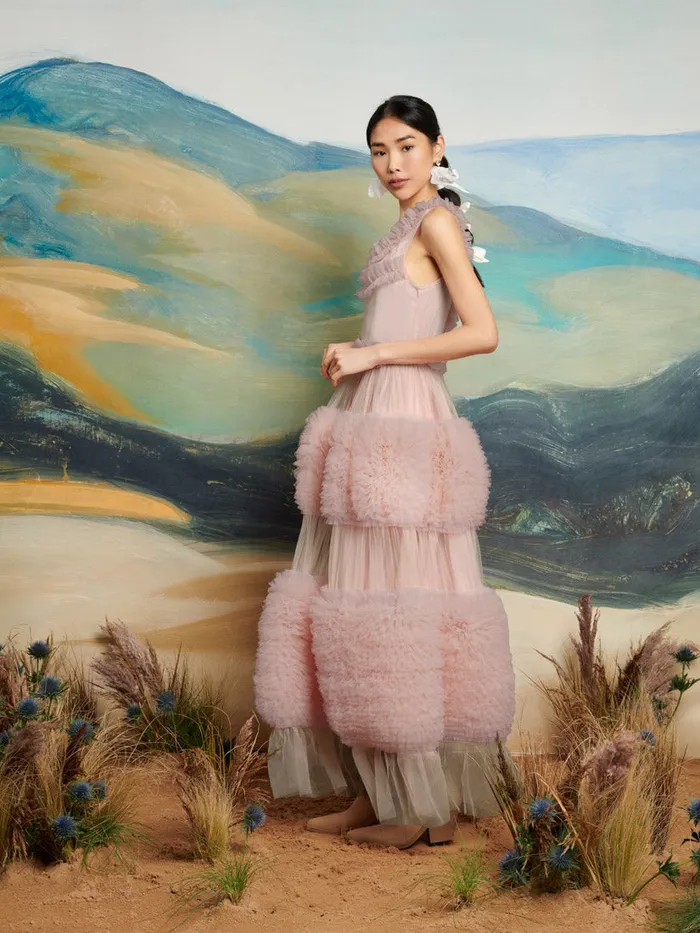 Women DREAM Montana Tulle Midi Dress Blush Pink Sister Jane Dresses