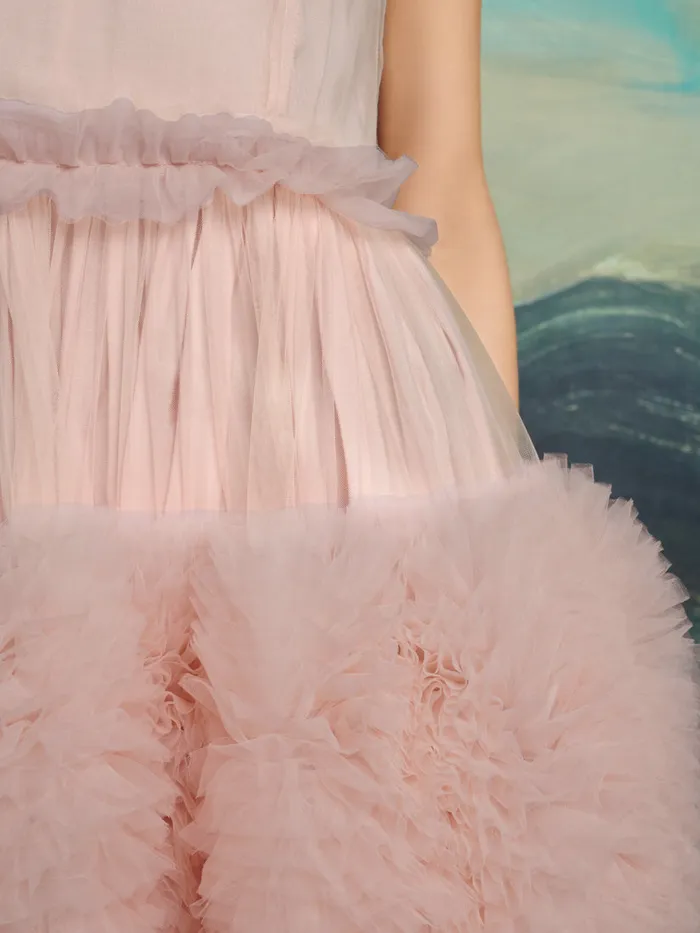 Women DREAM Montana Tulle Midi Dress Blush Pink Sister Jane Dresses