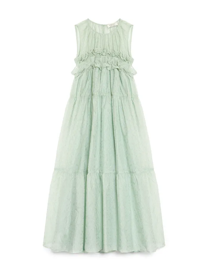 Women DREAM Perdita Organza Midi Dress Sage Green Sister Jane Dresses