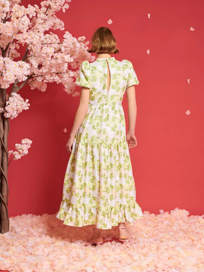 Women DREAM Picnic Jacquard Maxi Dress Pastel Green U0026 Ivory Sister Jane Dresses