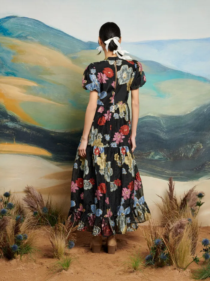 Women DREAM Poetic Jacquard Midi Dress Multicolor Sister Jane Dresses