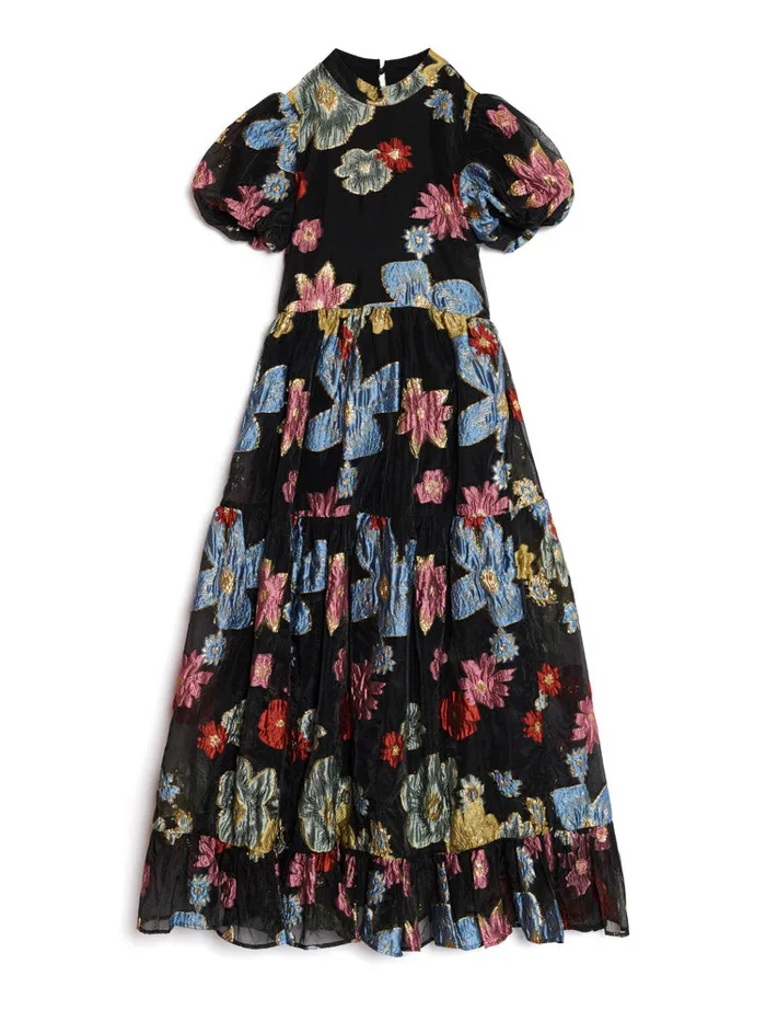 Women DREAM Poetic Jacquard Midi Dress Multicolor Sister Jane Dresses