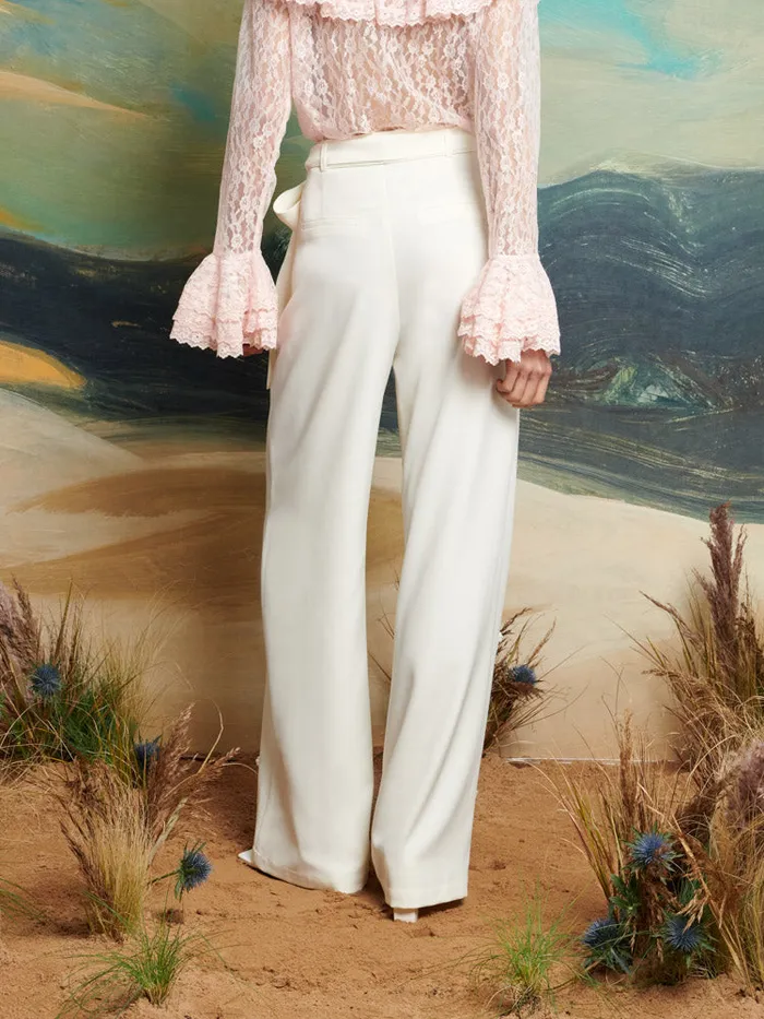 Women DREAM Polo Pearl Trousers Vintage Cream Sister Jane Bottoms