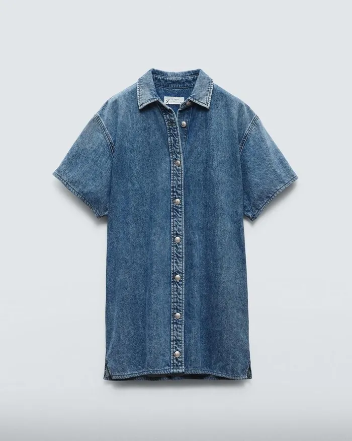 Women Dresses 038 Skirts Rag 038 Bone Carter Denim Dress Elle