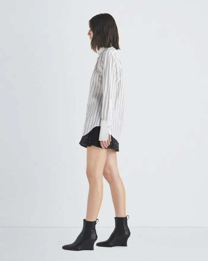 Women Dresses 038 Skirts Rag 038 Bone Elsie Tweed Skirt Black Multi