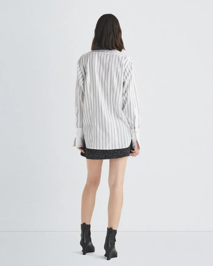 Women Dresses 038 Skirts Rag 038 Bone Elsie Tweed Skirt Black Multi