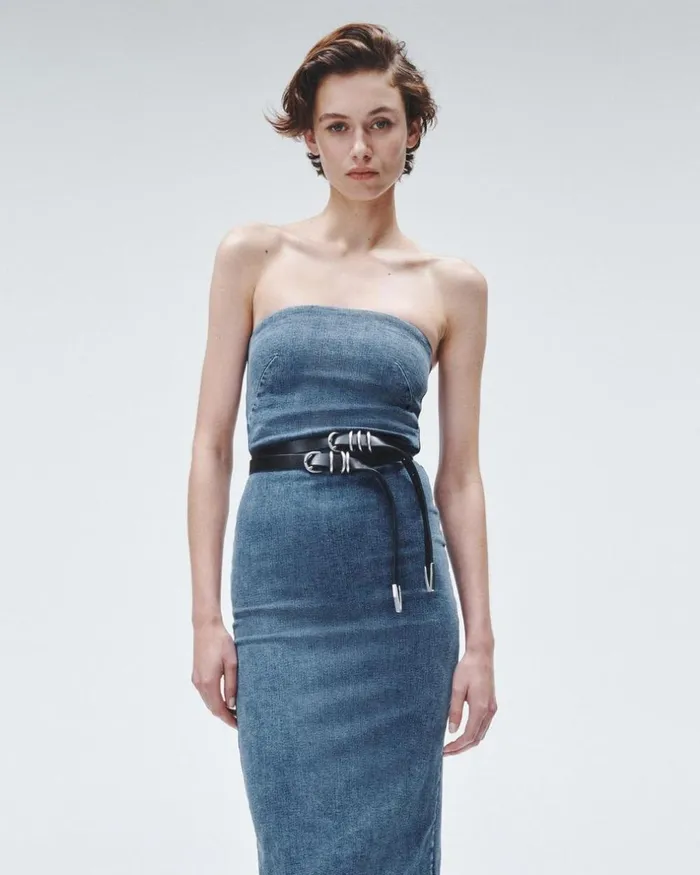Women Dresses 038 Skirts Rag 038 Bone Jasmine Denim Dress Elle