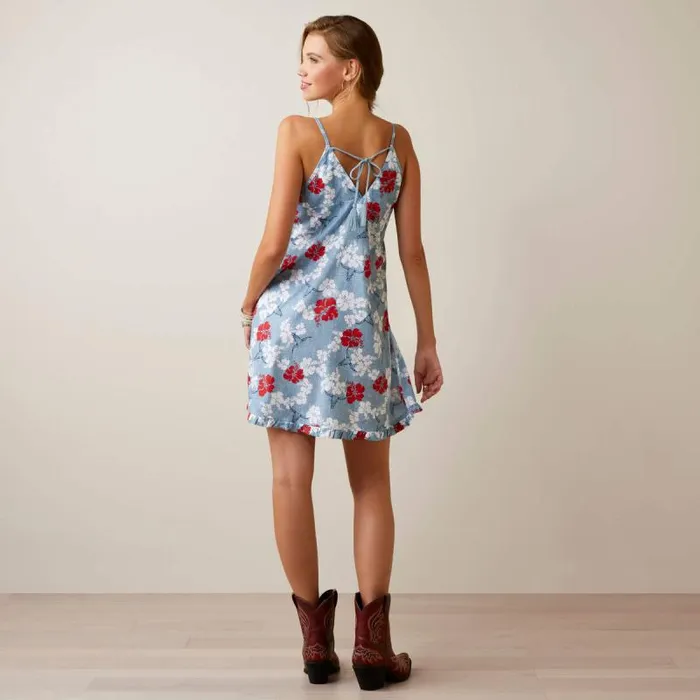 Women Dresses and Skirts Ariat Western Aloha Dress Wa Pareu Print