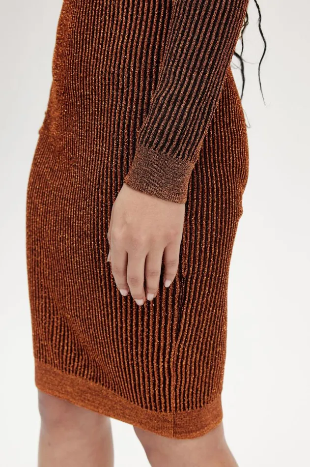 Women Dresses Fred Perry Mock Neck Dress Marmalade