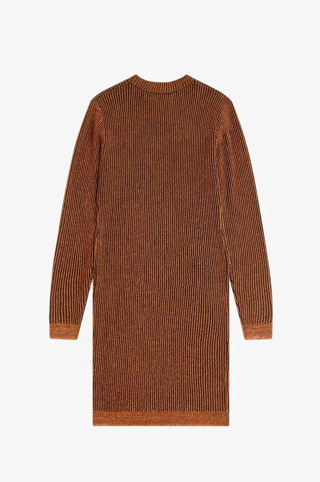 Women Dresses Fred Perry Mock Neck Dress Marmalade