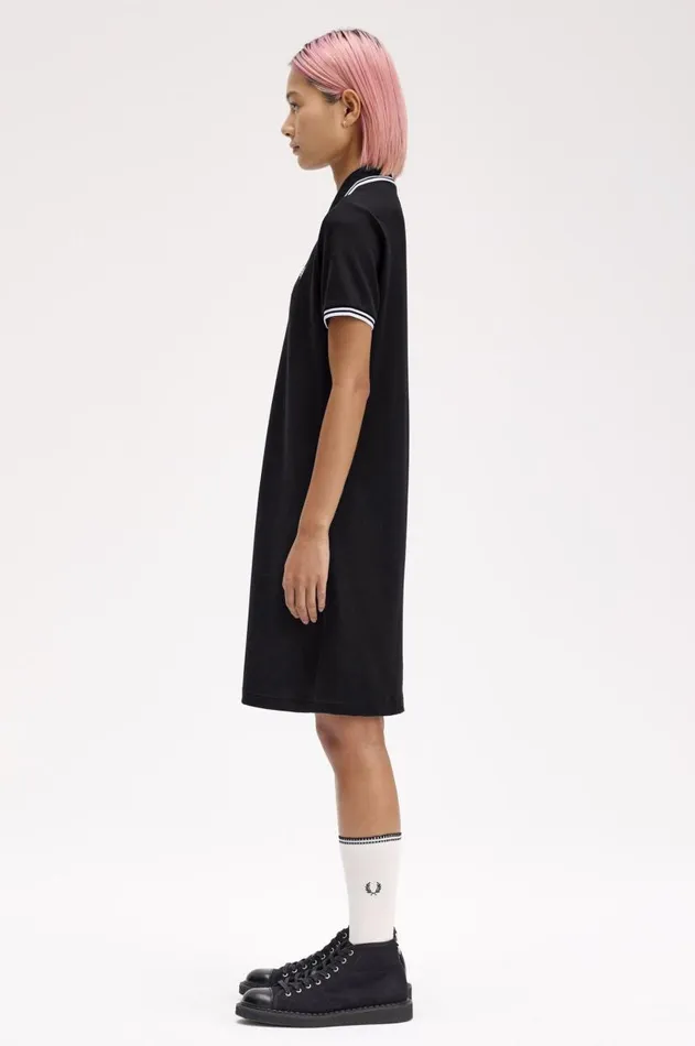 Women Dresses Fred Perry Twin Tipped Fred Perry Dress Black