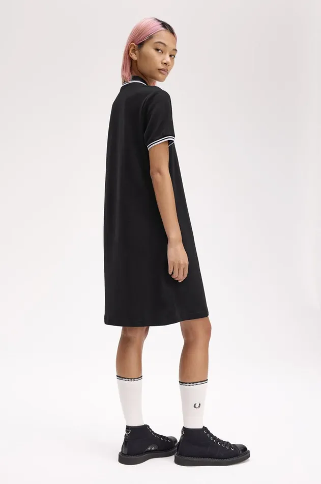 Women Dresses Fred Perry Twin Tipped Fred Perry Dress Black