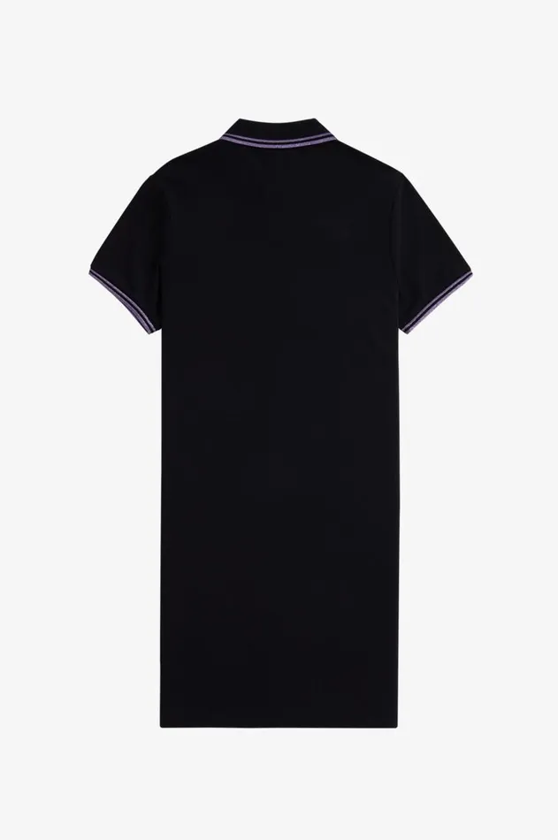 Women Dresses Fred Perry Twin Tipped Fred Perry Shirt Dress Blackmetallic Ultra Violetmetallic Ultra Violet